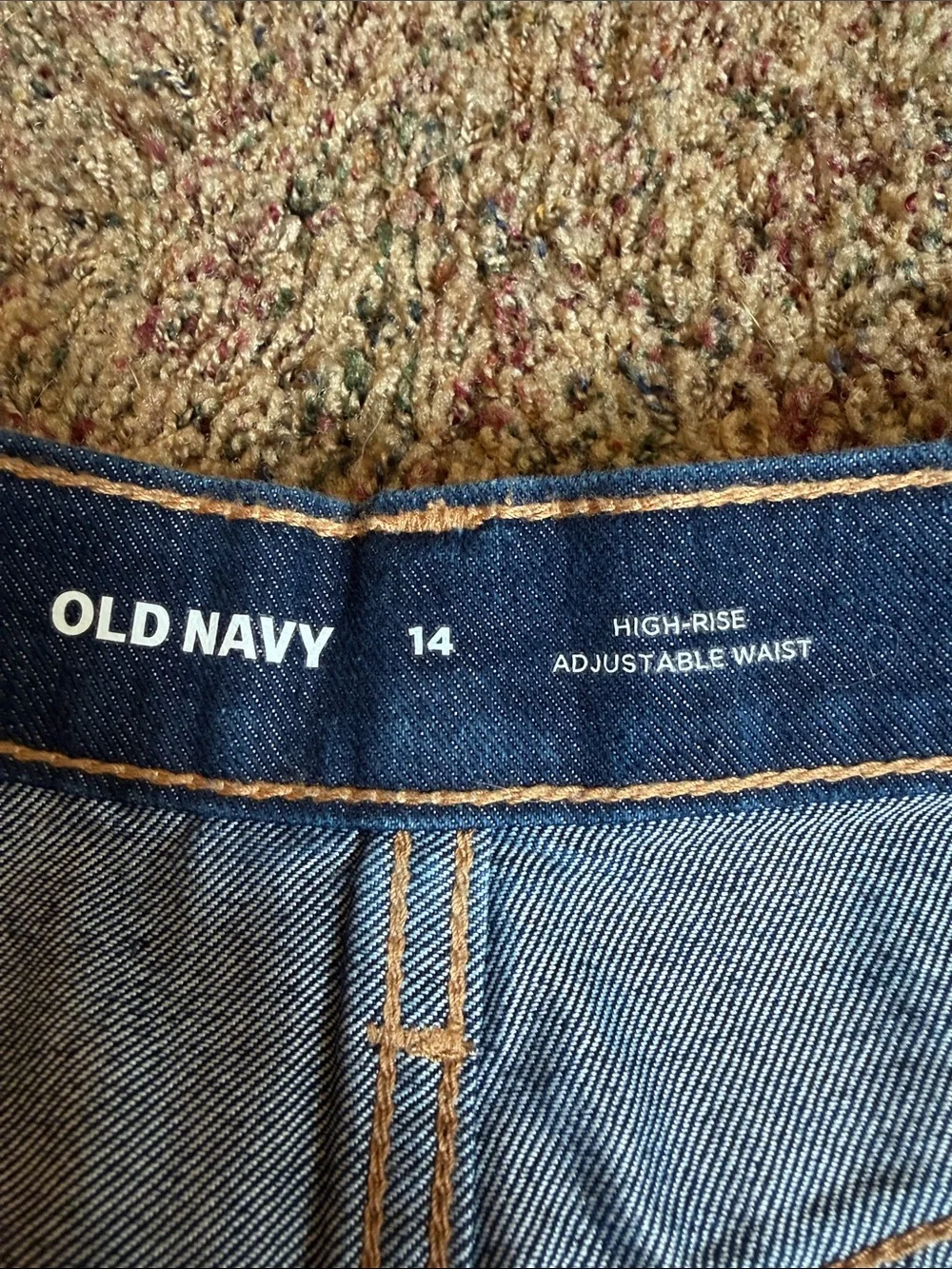 Old Navy Girls Dark Blue Denim Cutoff Shorts
